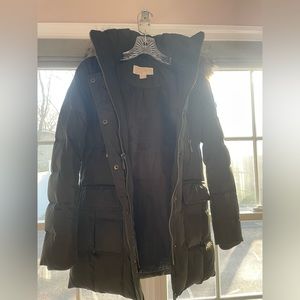 Michael Kors Green Long Jacket